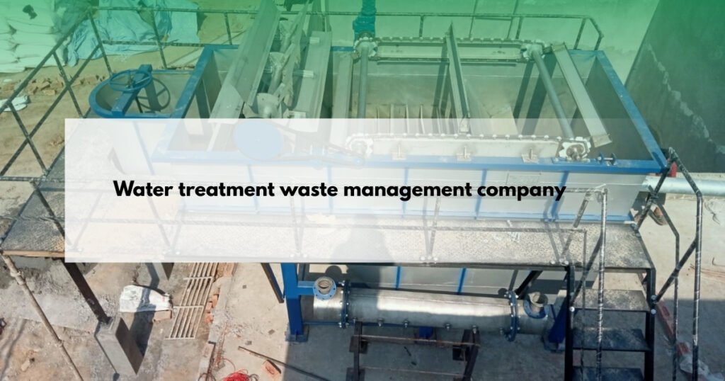 Water treatment waste management company